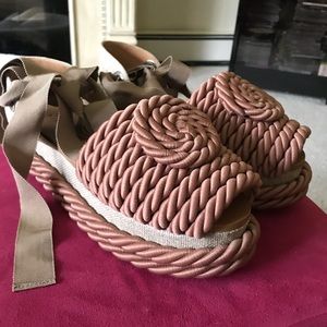 BRAND NEW EXCLUSIVE Rope Platform Sandals